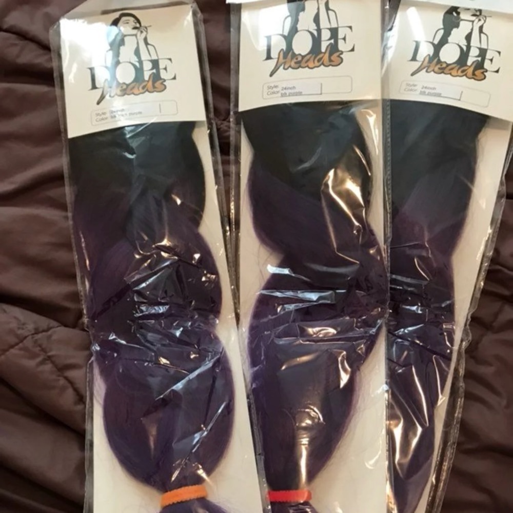 Dope hair cartel black dark purple